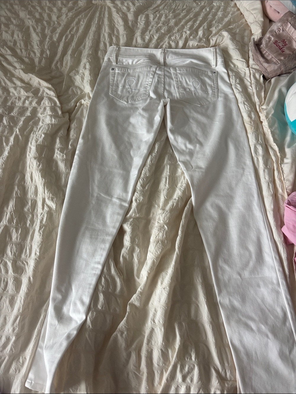 Lilly Pulitzer White Straight-Leg Jeans - Picture 3 of 4